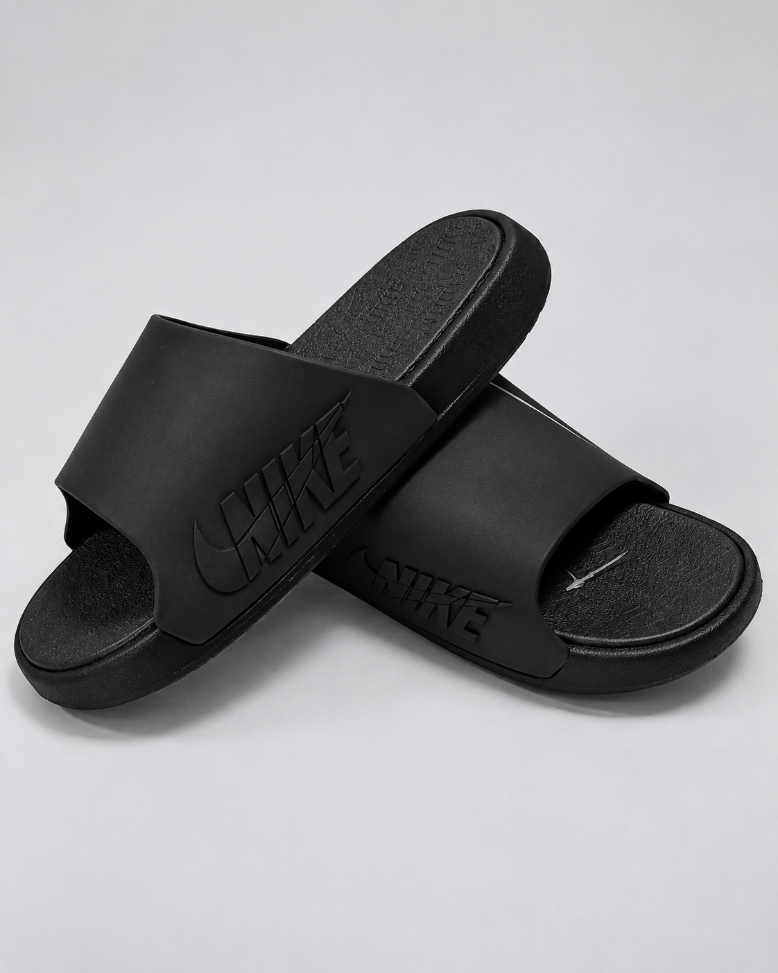 Black Nike Slides