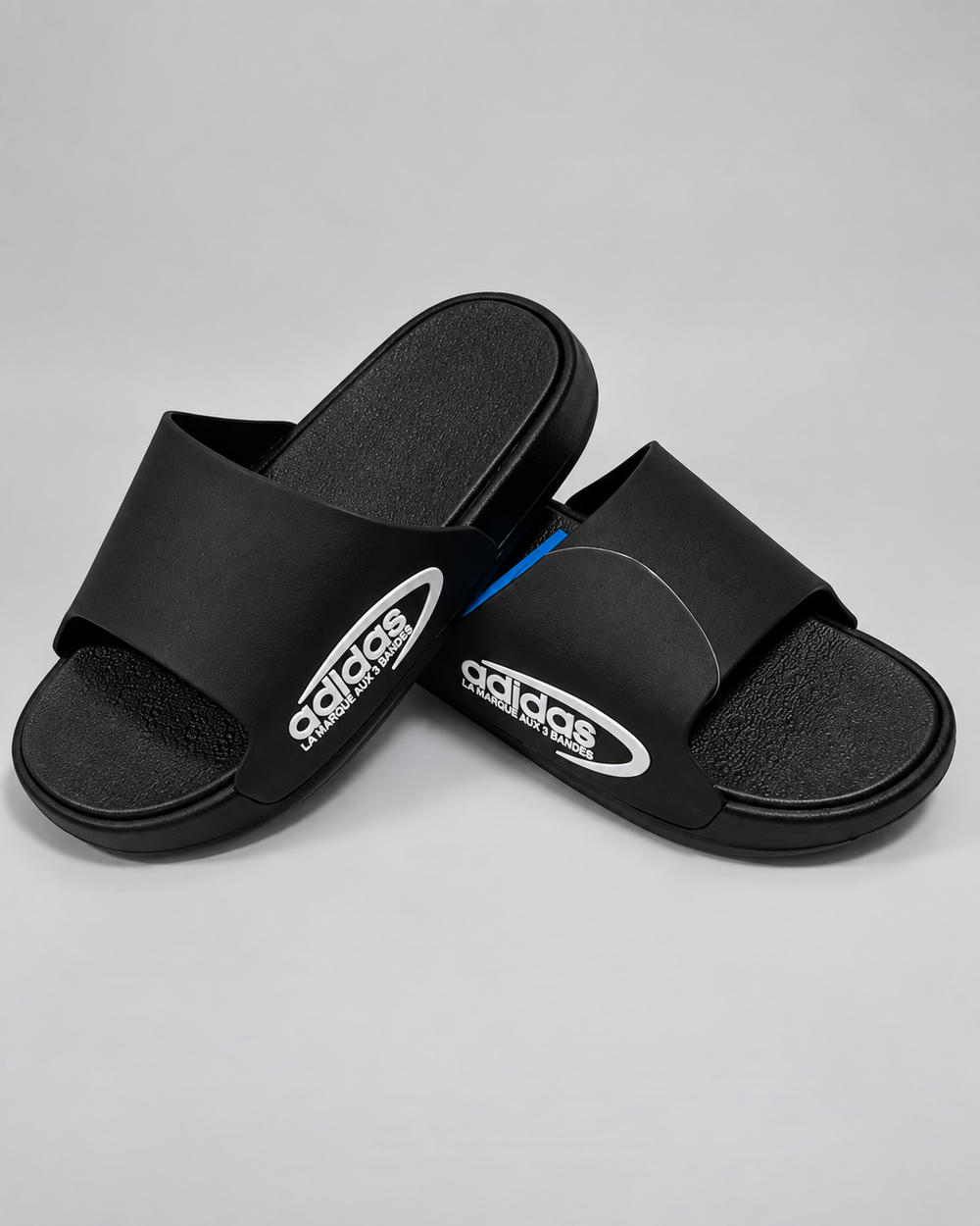 Black Adidas Slides