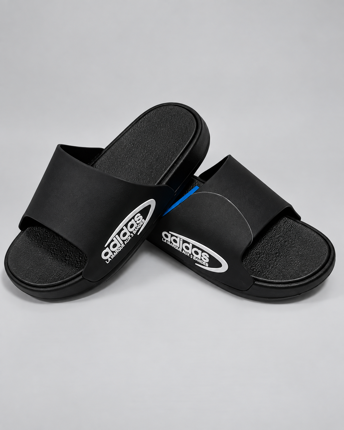 Black Adidas Slides