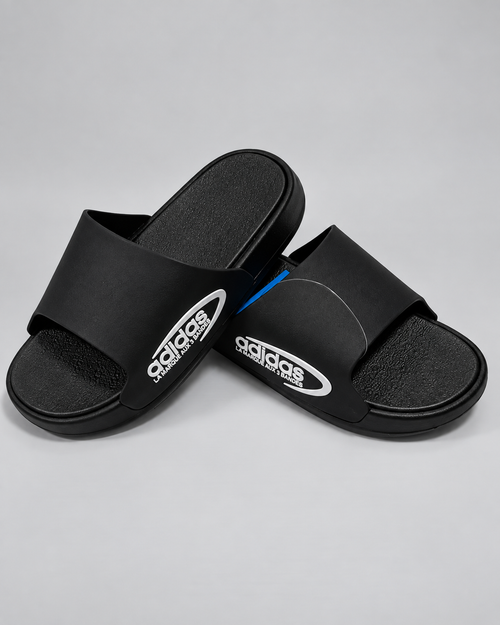 Black Adidas Slides