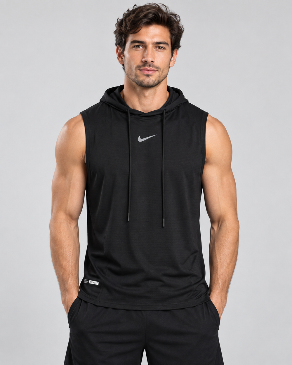 Black Nike Sleeveless Training Top