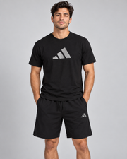 Black Adidas T-Shirt and Shorts Set