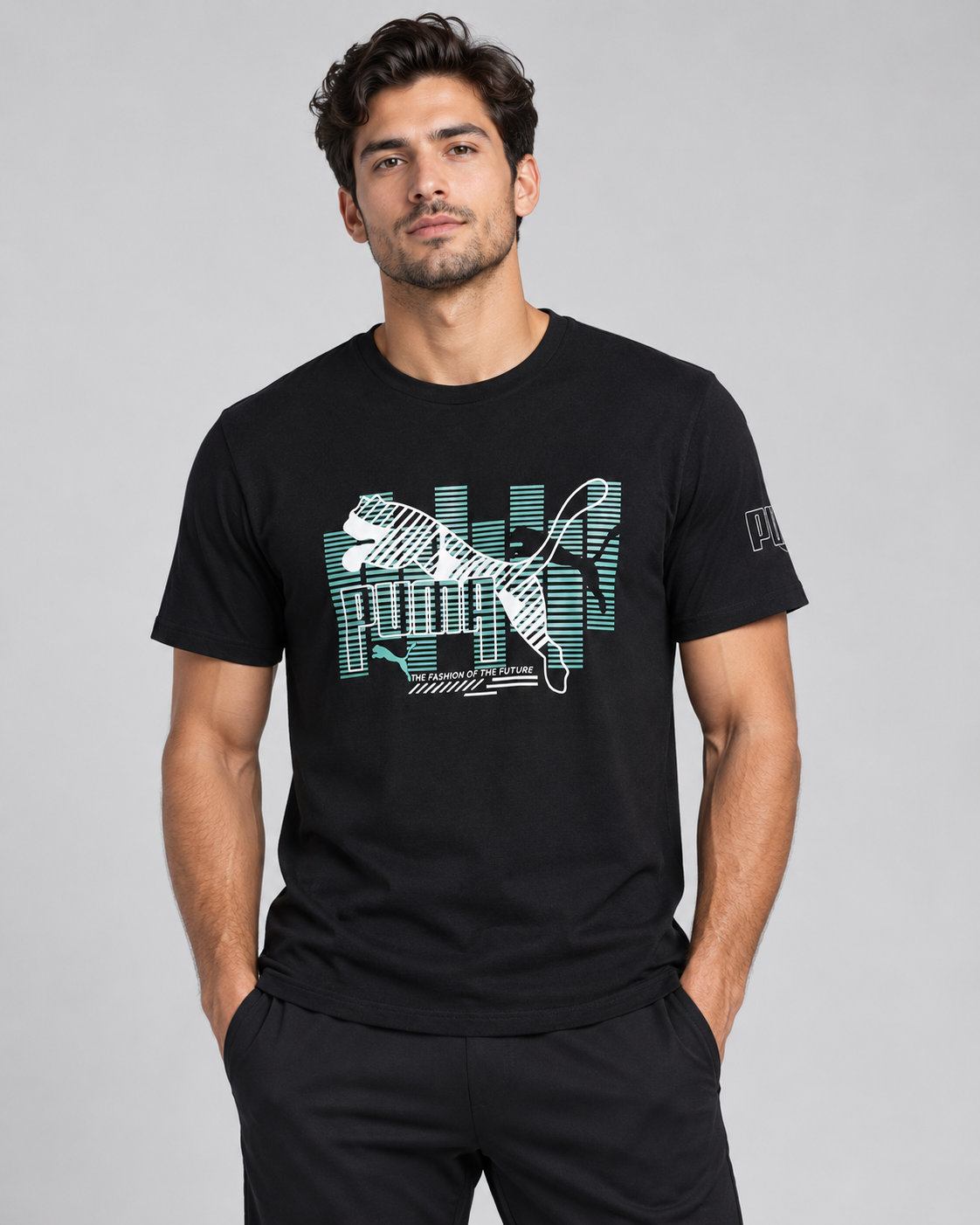 Black Puma Graphic T-Shirt