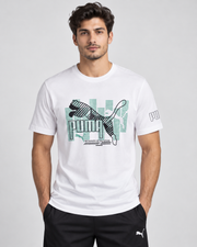 White Puma Graphic T-Shirt