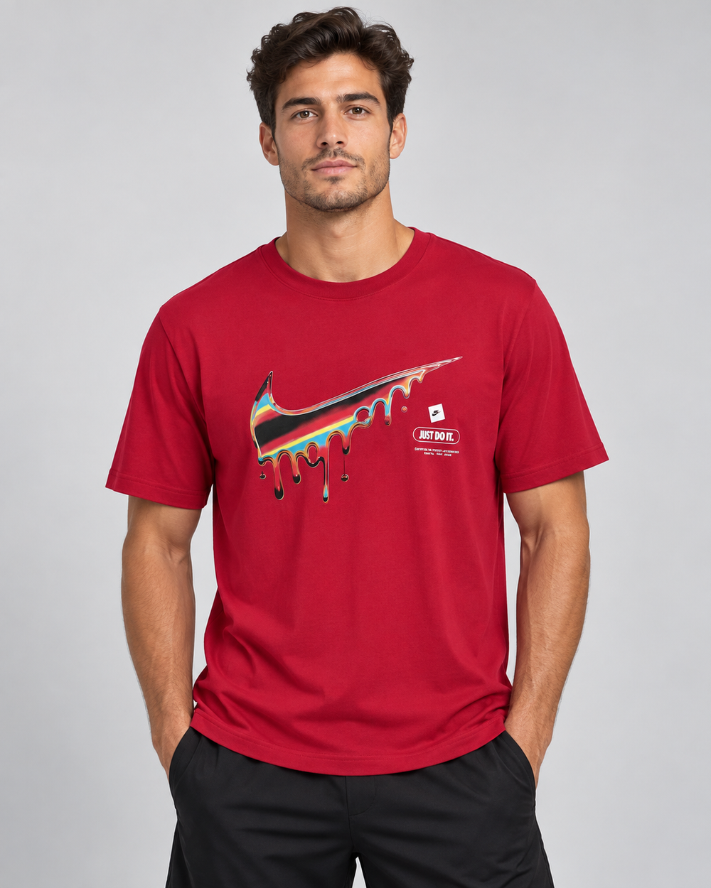 Red Nike Graphic T-Shirt