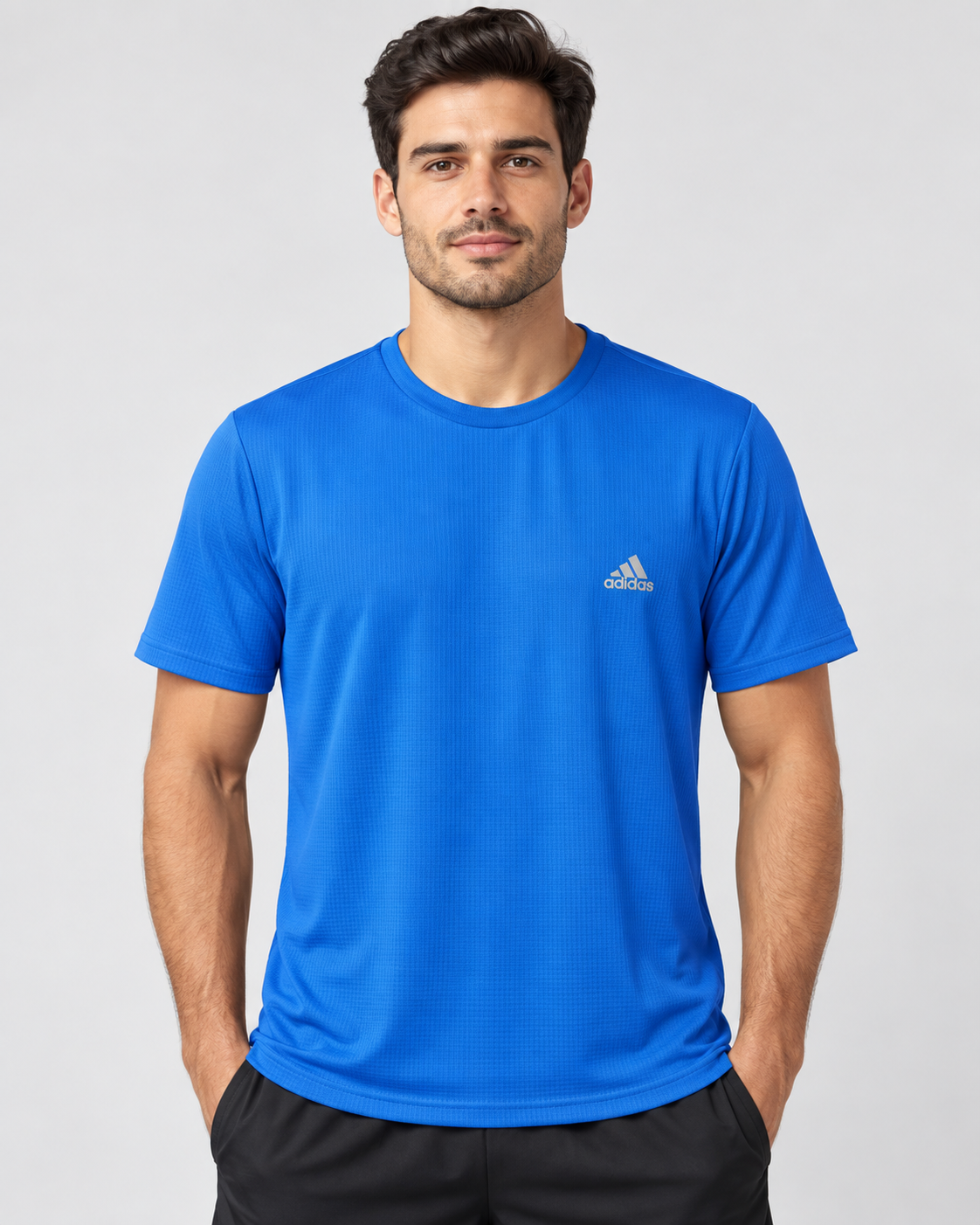 Men's Royal Blue Adidas Performance T-Shirt