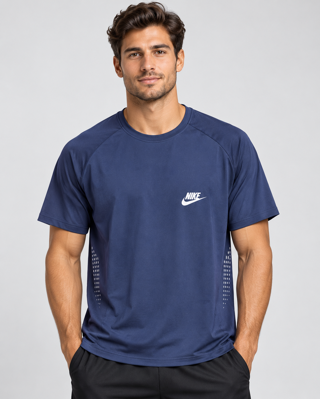 Men's Navy Nike Just Graphic T-Shirt