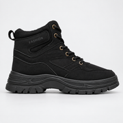Black Chunky Utility Boot
