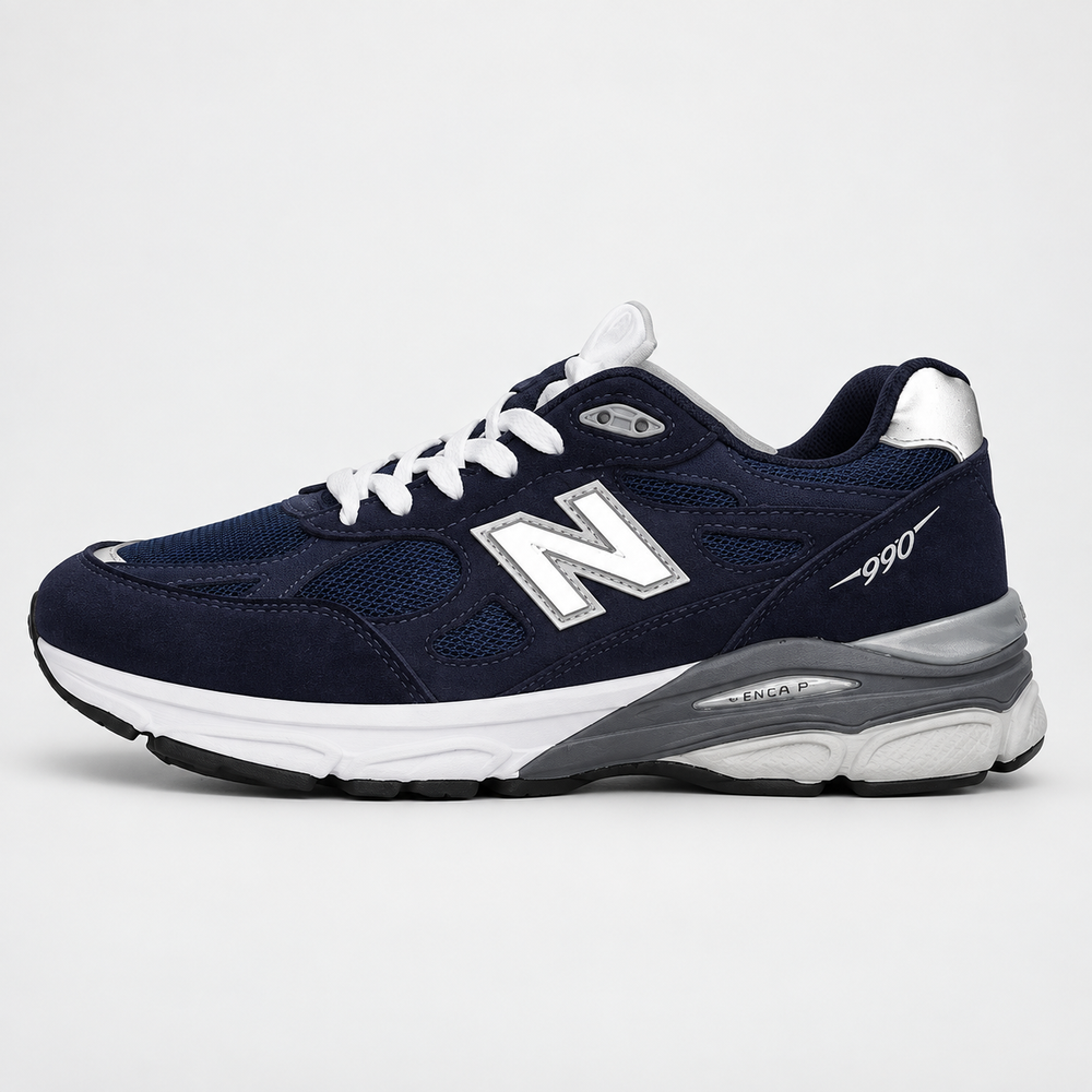 Navy New Balance Running Shoe