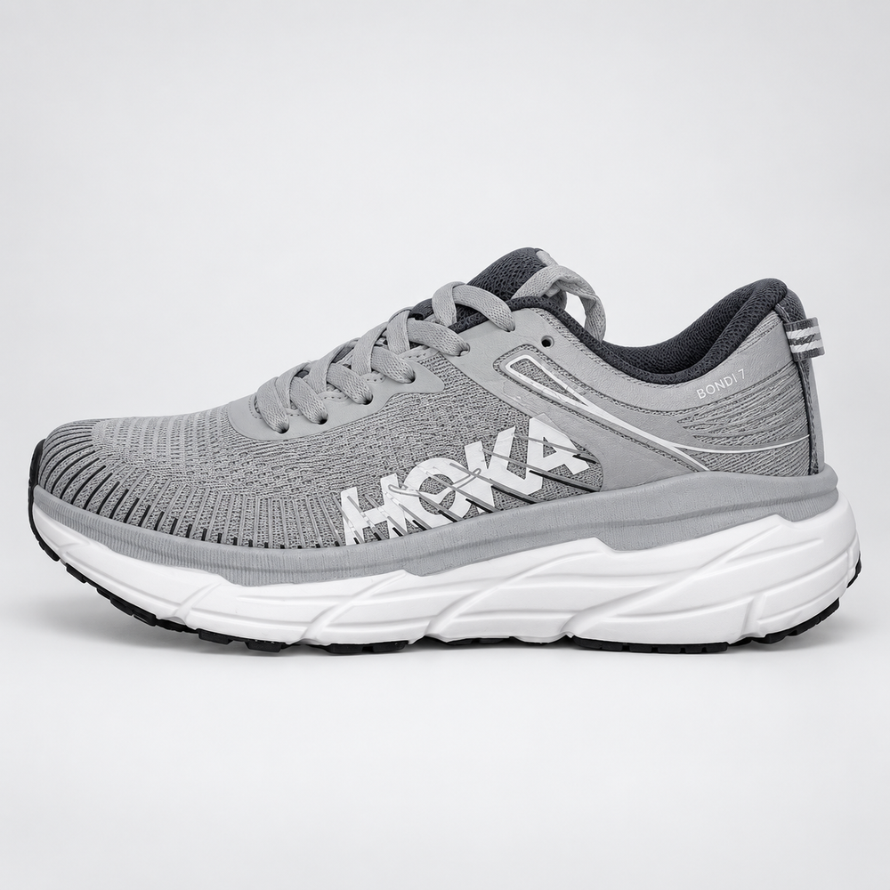 Gray Hoka Running Shoe