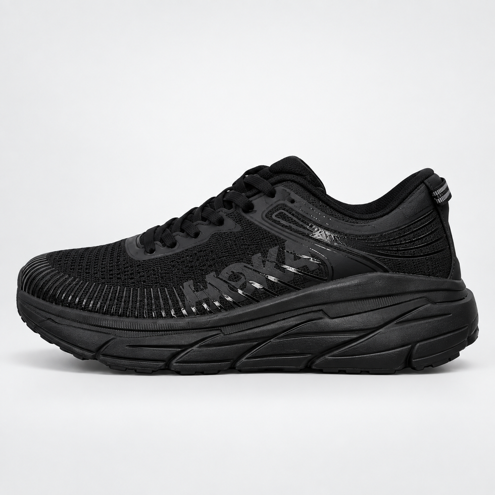 Black Cushioned Casual Sneaker