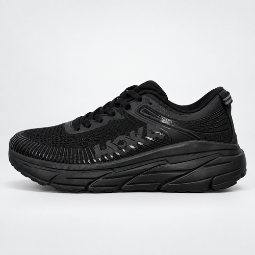 Black Cushioned Casual Sneaker