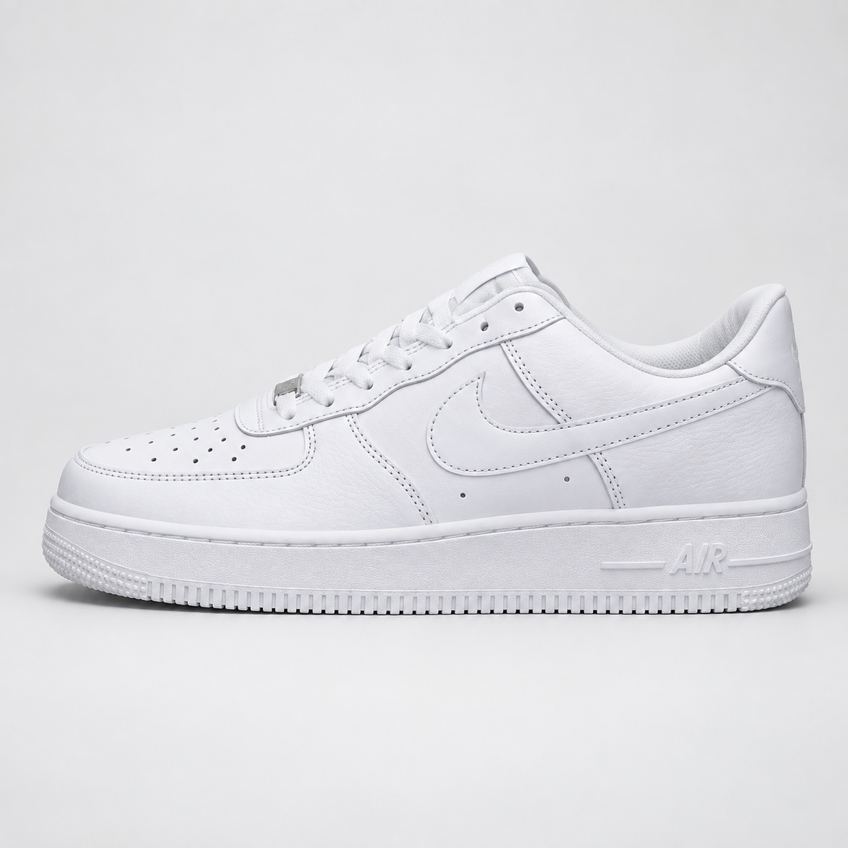 White Nike Air Force Sneaker