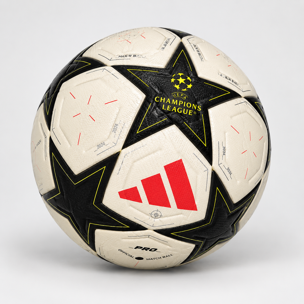 White, Black & Red Adidas Football