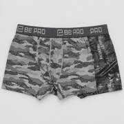 Gray Camouflage Short Boxer Brief
