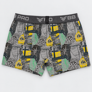 Green Pattern Short Boxer Brief