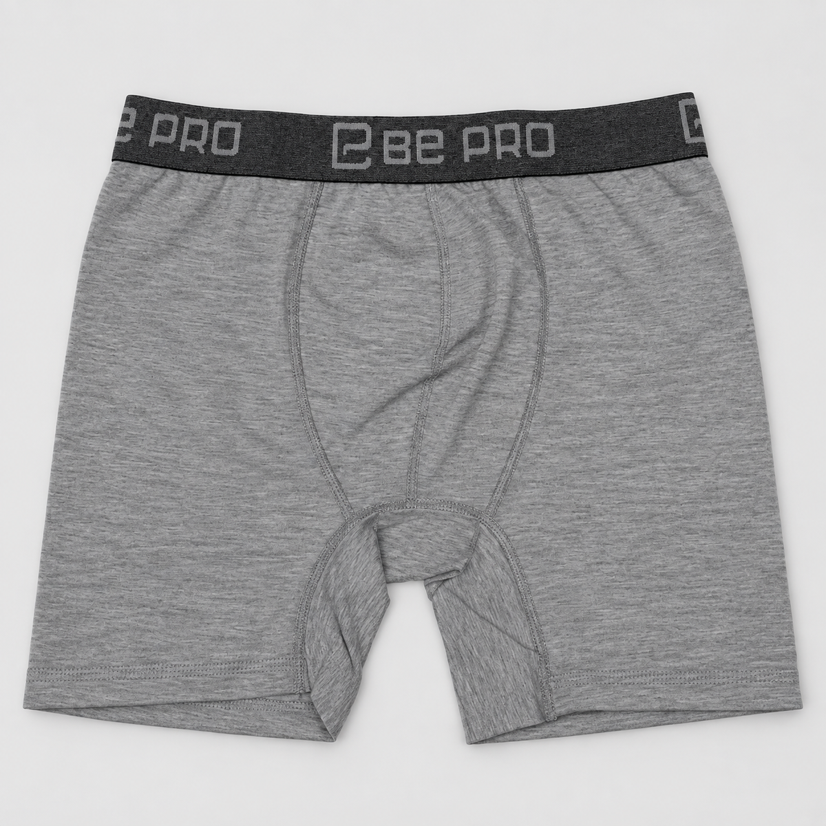 Gray Long-Leg Boxer Brief