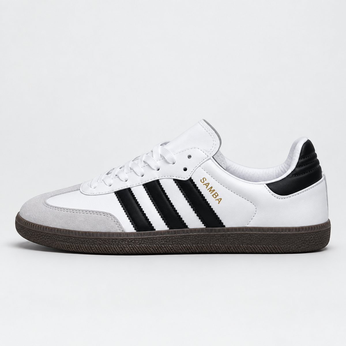 White & Black Adidas Samba Casual Sneaker