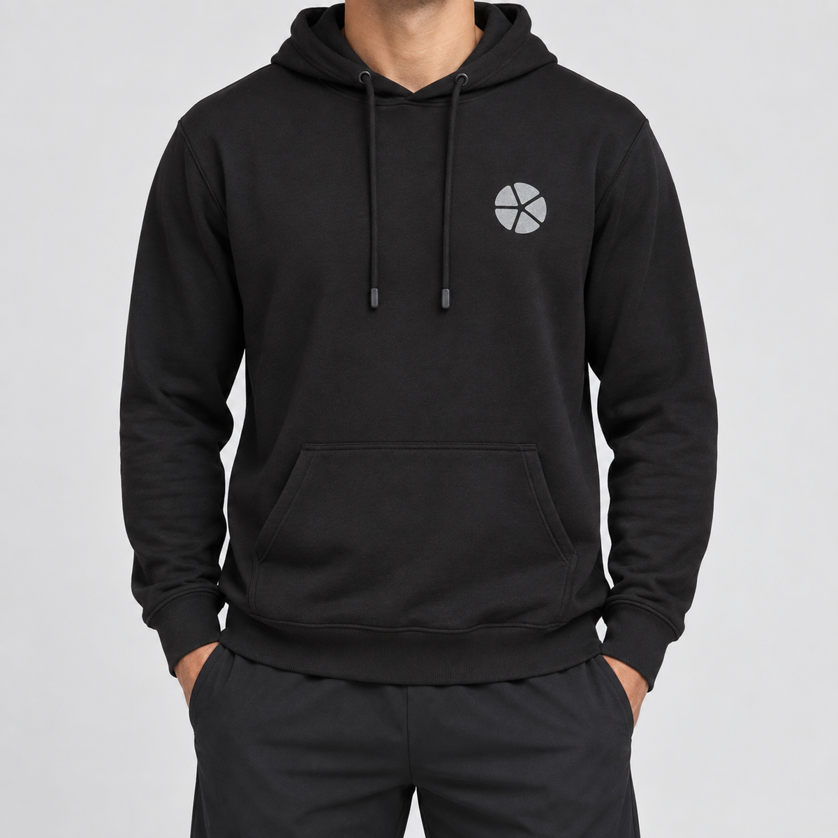 Black Sports Hoodie