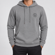 Gray Emblem Sports Hoodie