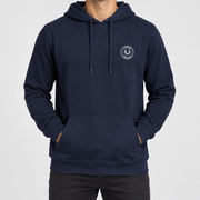 Navy Emblem Sports Hoodie