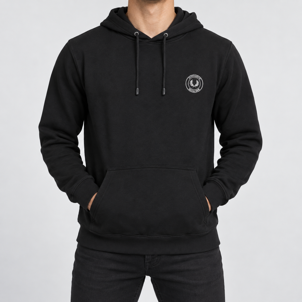 Black Emblem Sports Hoodie